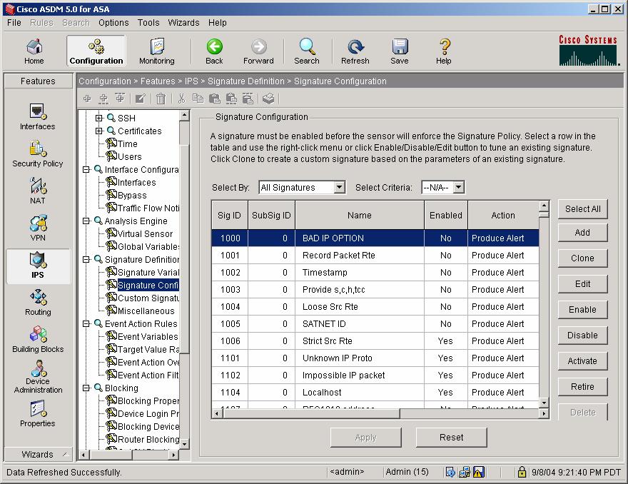Cisco Adaptive Security Device Manager v5.0 Extensive IPS Management and Monitoring Cisco ASDM v5.