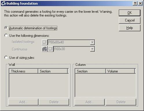 Instructions On the Model toolbar, Foundation flyout, select Generate automatic slabs.