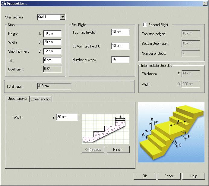 On the Model toolbar, Stairs flyout select Create a stair.
