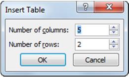 lines as if using pencil and paper. Formatting the Table You can format selected data in the table or the entire table.