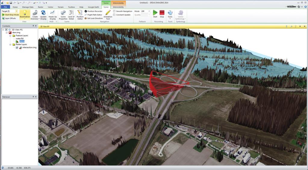 ERDAS IMAGINE was the first, and is still the best, at 3D visualization of all geospatial data types ERDAS IMAGINE is offered within the Producer Suite of the Power PortfolioTM.