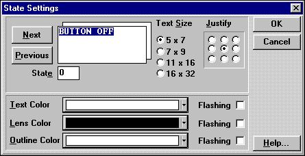 .. to display the Bezel Settings dialog box. QD_80 QD_81 6. Change the Bezel, Outline, and/or Touch Color(s) if necessary; select Flashing if desired. 7.
