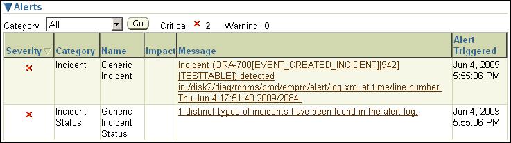 Clearing Alerts After taking the necessary corrective measures, you can acknowledge an alert by clearing or purging it.