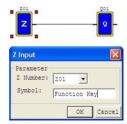 automation@imopc.com Function Key The arrow keys can be set as Z keys which the user can exploit in their program, this could remove the need for push buttons as selector inputs to an ismart system.
