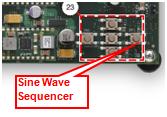 Step 1: Verifying Operation of the Sine Wave Generator Figure 50: Output Sine Wave Displayed in Analog Format - High Frequency Correcting Display of the Sine Wave To view the mid, and low