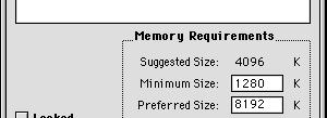 The next time you start FileMaker Pro, the amount of memory you specified is available for the application.