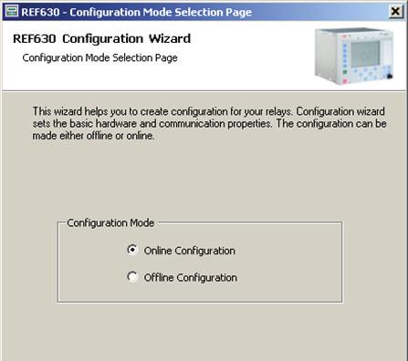 Section 4 Setting up a project 1MRS756800 E Communication protocol selection page is displayed.