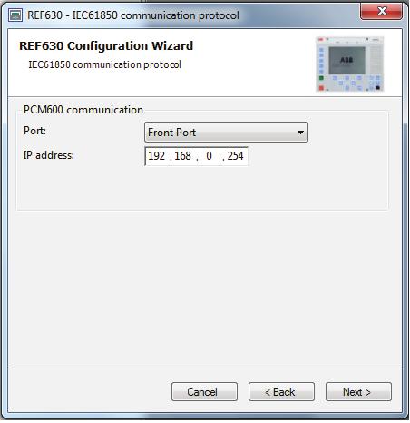 1MRS756800 E Section 4 Setting up a project GUID-32101077-07E2-4A57-AC7B-340D68111D37 V1 EN Figure 18: IEC61850 communication protocol 6.
