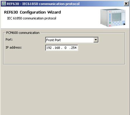 1MRS756800 E Section 4 Setting up a project 4.6.5 Setting IED IP address in the project There are two alternatives to set IP address of the IED object in PCM600.