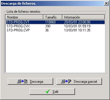 File Download Screen At that time, the network quality analyser will begin saving in accordance with user defined settings.
