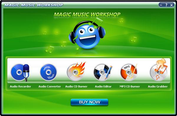 Magic Music Workshop The user interface (Overview) The user interface (Overview) Magic Music Workshop is refined as a premier solution in audio production.