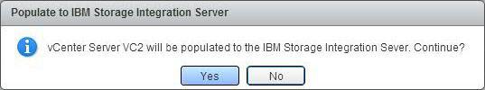 Pointed to the IBM Storage Integration Serer web address, as explained in Setting the Integration Serer web address for Center serers on page 49. Procedure 1.