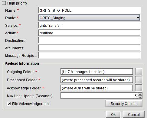 VI. CONFIGURING FOLDER POLLING When folder polling is selected, anytime a new message is placed in the outgoing folder (user defined), PHINMS will send the record to GRITS.