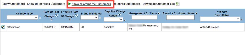 You can take care of setting this Customer up from there by clicking on the pencil icon on the left of the Change