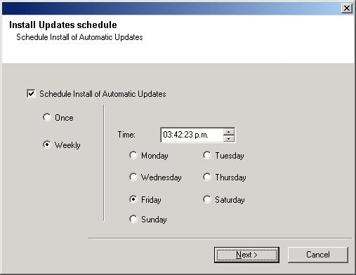 Page 37 of 82 30. If necessary, select this option to schedule an automatic installation of software updates.