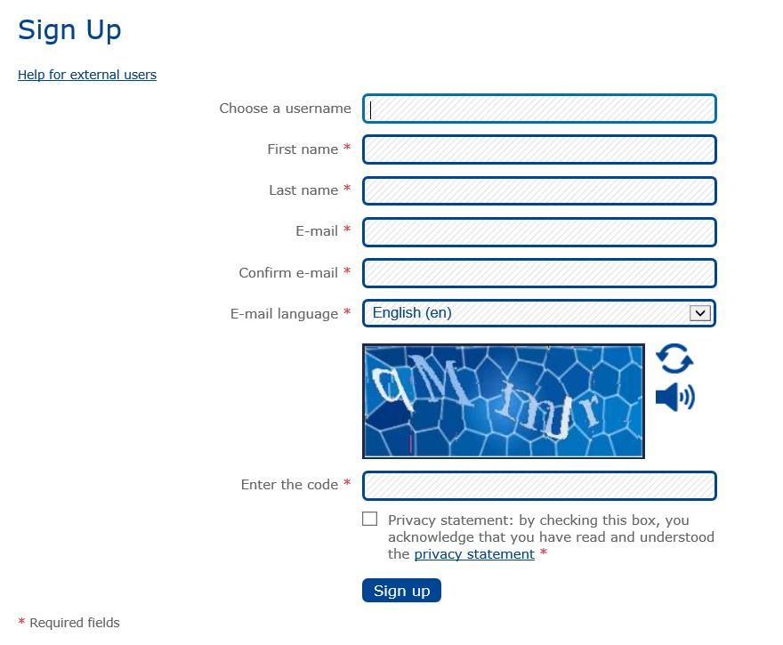 Step 3 Please ensure that you: Fill in all of the mandatory fields, which are marked with * Complete the blue "Captcha" at the bottom of the form.