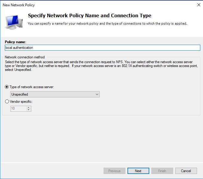 To do this, in Network Policy Server under Policies, right click on