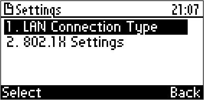 Administrator's Manual 13. IP Network Settings The following screen appears: 2.