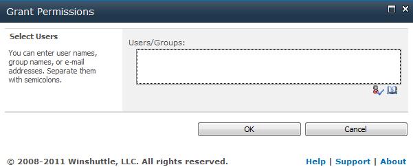 Assign Appropriate Permissions 1. Open the home page of your target Winshuttle CENTRAL Site Collection and navigate to People and Groups. 2.