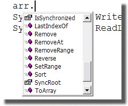 The IOCollection defines: The classes which implement IOCollection include: Array. ArrayList.