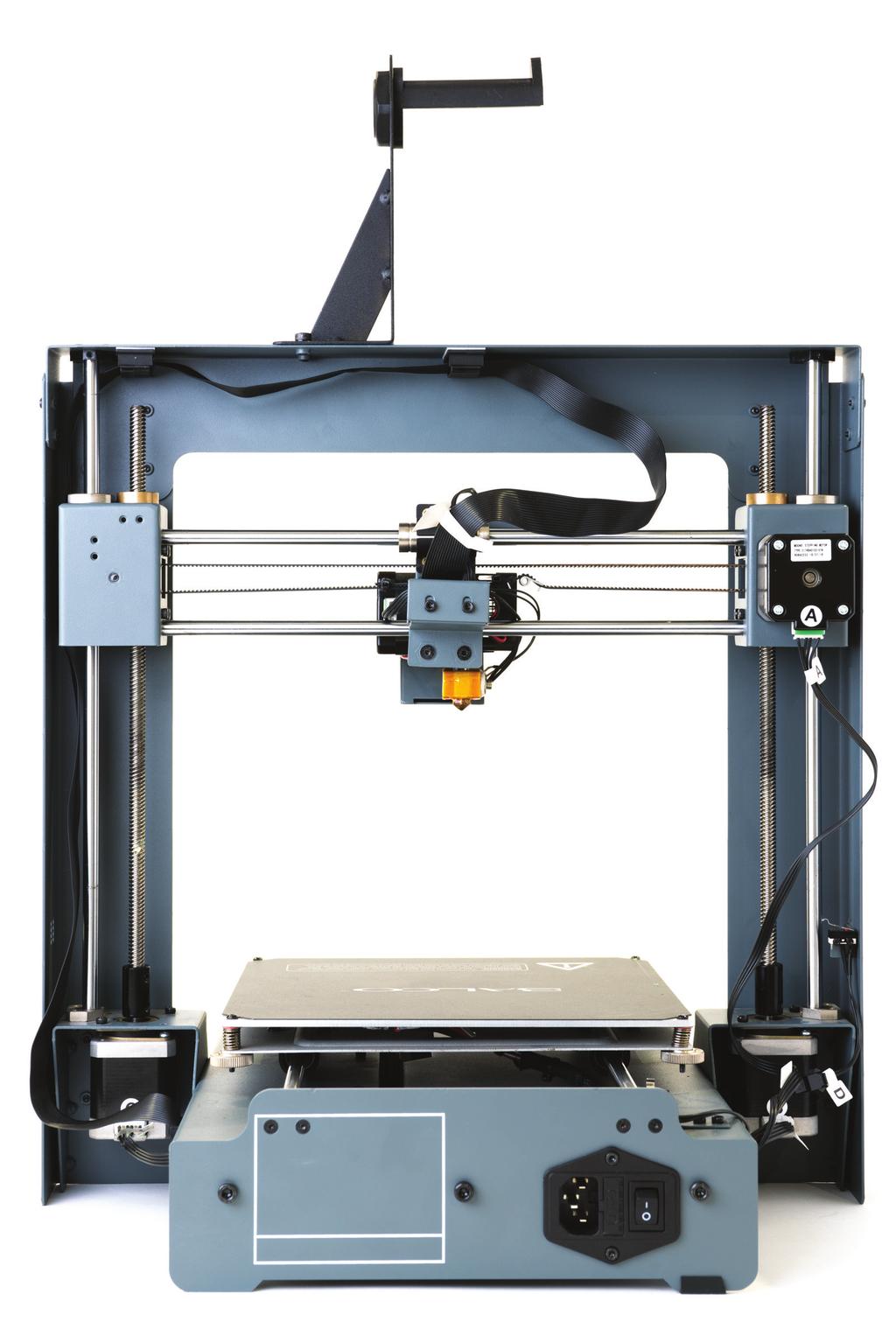 PRODUCT OVERVIEW 2.2 Printer Rear View 1 2 3 4 5 6 7 1. X Cable Track 2. X Axis Stepper Motor 3.