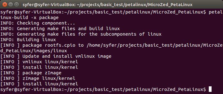 quicker using: $ petalinux-build -c rootfs/hello Note: If the build fails check