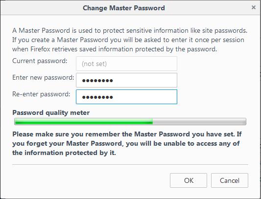 Page : 165/238 A window appears. Choose the Security tab and then click on the Passwords tab.