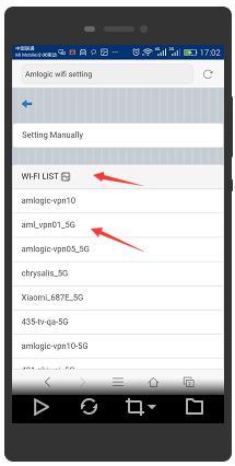 Install Amlogic avs apk on your android device, and set the development board in the same