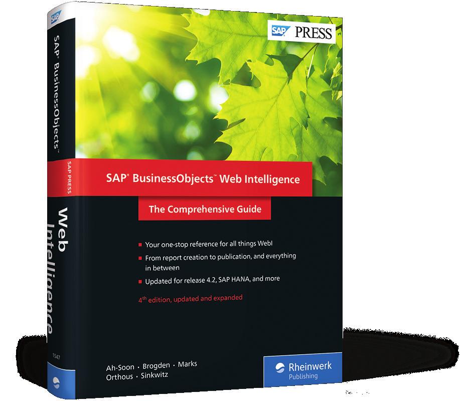 First-hand knowledge. Reading Sample In this sample chapter, you l l start in Chapter 2 by creating your first document and query in SAP BusinessObjects BI.