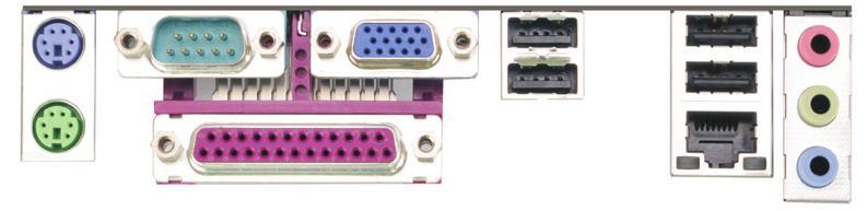 1.4 I/O Panel 1 2* 3 4 5 6 12 11* 10 9 8* 7 1 PS/2 Mouse Port (Green) 7 USB 2.0 Ports (USB23) 2 Parallel Port (LPT1) 8 HDMI Port (HDMI1) 3 LAN RJ-45 Port 9 USB 2.