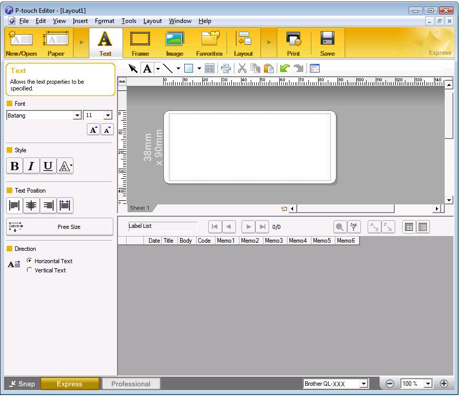 Click [Brother P-touch] and then [P-touch Editor 5.0 Help]. From the New/Open dialog When you start P-touch Editor 5.