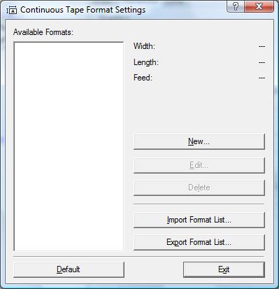 You can change the Label Format or create a new Label Format from the [Continuous