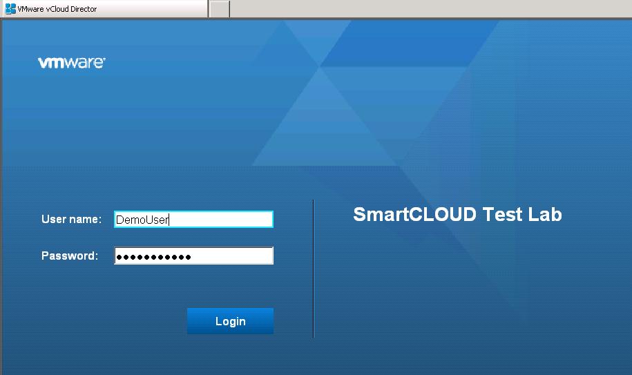 Login SmartCLOUD Director Please follow the below steps to login SmartCLOUD Director and create Virtual Machine. Step 1.