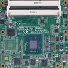 0 ports Triple independent display CEM843 COM Express type 6 compact module Intel Atom processor E3845 2 DDR3L SO-DIMM max.