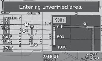 1 Unverified Area Routing Unverified roads are found in rural areas, and typically include residential streets away from the center of a town.