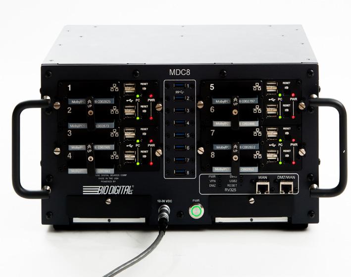 The Layer 2 switch has 1 1Gb port and 2 10Gb ports, and a 10/100 port for switch management through a web GUI.