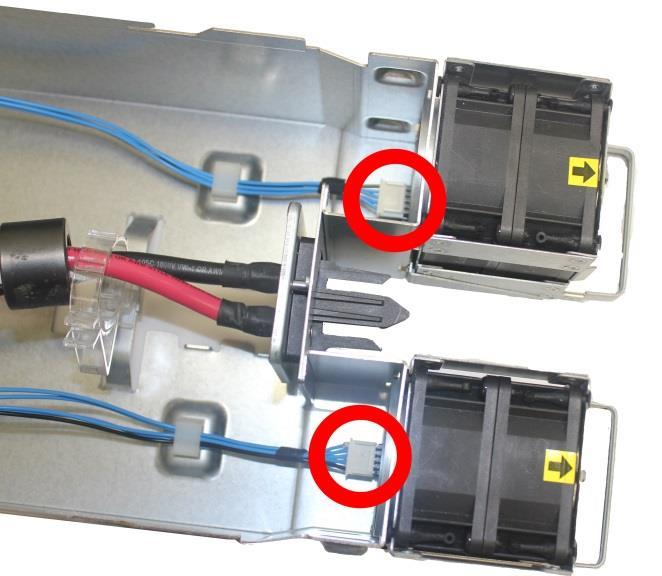 3 Connect the fan cable to the
