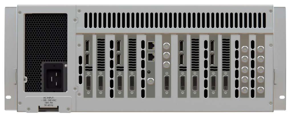 + 2 single-slot PCIe x8 Requires only 1 PCIe slot in host Detachable front bezel for private label requirements Supports 4K+ Production and Post workflows Supports