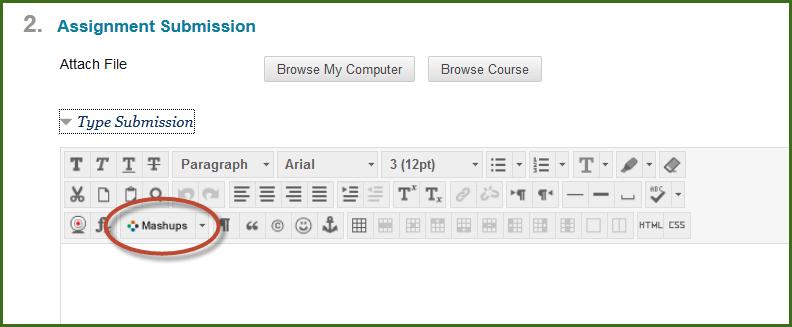 Clicking on that button will reveal the Blackboard WYSIWYG toolbar (the same as in discussion boards, blogs, and journals.
