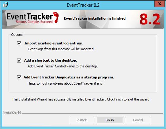 Click Import existing event log entries option to import event logs of