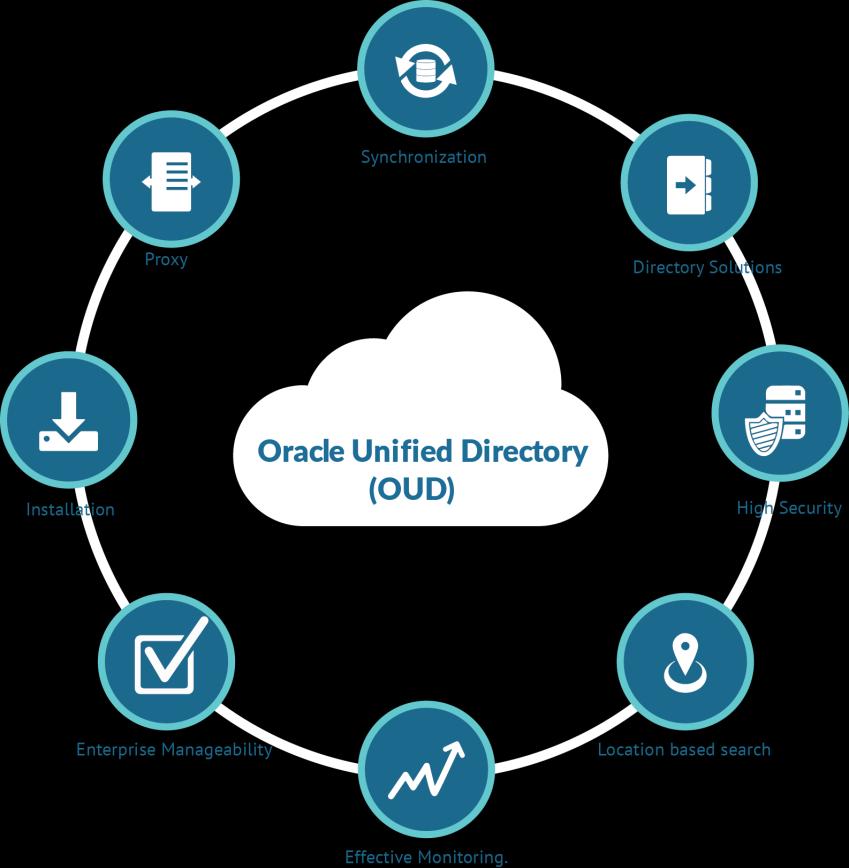 COMPONENTS- Oracle Unified Directory Oracle Unified Directory is a comprehensive next generation directory service.