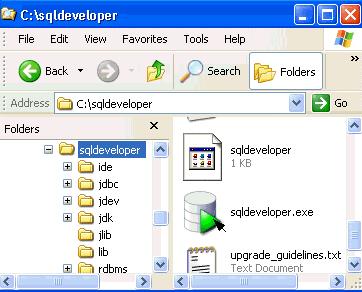 Installing SQL Developer Download the Oracle SQL Developer kit and unzip it into any directory on your machine.