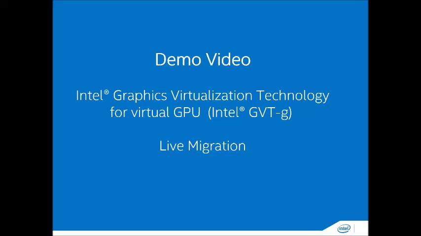 Demo: vgpu Live Migration with 3D workload