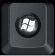Windows key + up or down arrow Windows key + 1-9 Show/Hide desktop Docks the active window to the left/right side of the screen Maximize