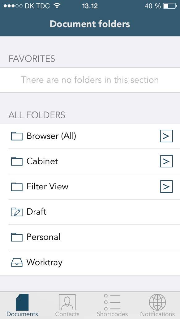 06 1.2 Setup Press this icon to get more folder options. Swipe to subscribe or to add to favorites.