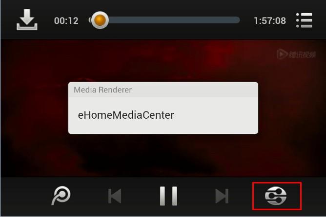 2.7 DLNA / Miracast DLNA (Digital Living Network Alliance) The mobile phone and this device are connected to the same local network (connected to same wireless router);install Youtube, PPTV or other