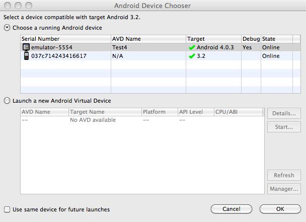 Configure device 1) Turn on "USB Debugging" on your device.