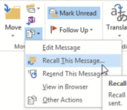 Send email Gmail: Send and Undo send Outlook: Send and recall message Send an email: At the bottom of the compose window, click Send.