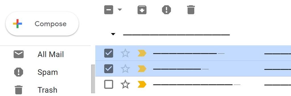 You can find them later in All Mail or through Gmail search. Delete messages you no longer need.