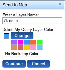 Enhancements New / Updated Map Features Added ability to remove My Query
